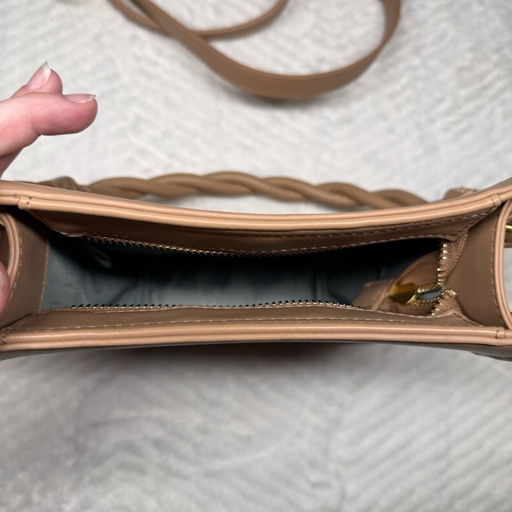 Pixie Mood Vegan Leather Crossbody Bag – Taupe/Nude - Picture 4 of 5